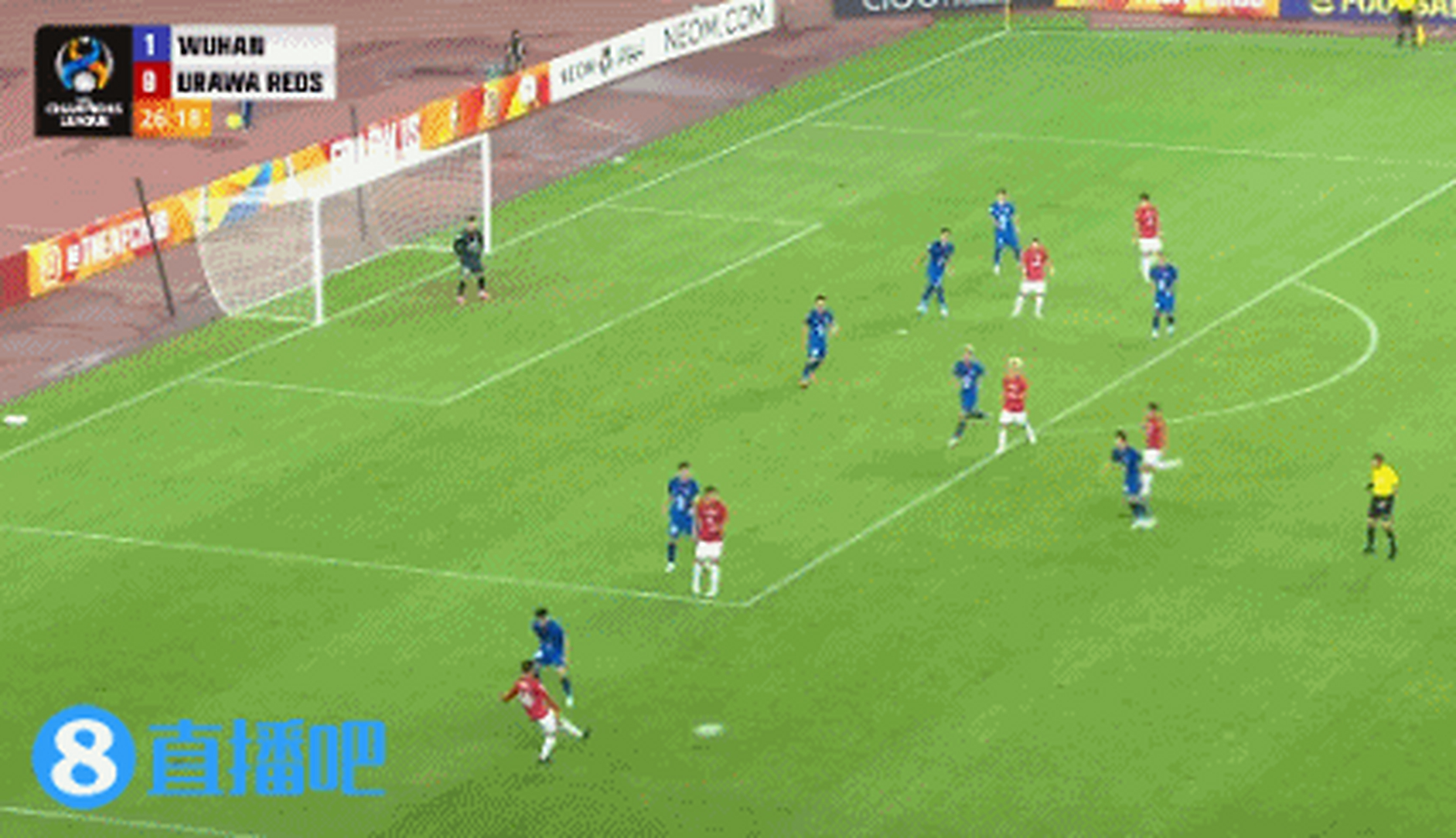 武汉三镇爆发神级表现，亚冠被彻底压制，破门的简单介绍