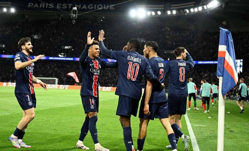 巴黎圣日耳曼狂轰乱炸，大胜晋级